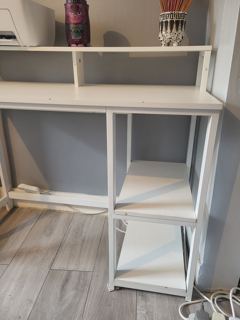 White Desk Collection Only
