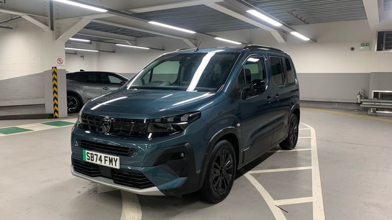 2024 Peugeot Rifter 52kWh GT Standard MPV 5dr Electric Auto (7.4kW Charger) (136 ps) MPV Electric...