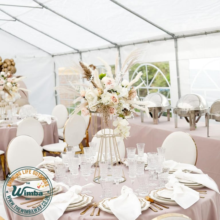 New 4x8m Heavy-Duty Marquee | PE/PVC | Complete Party Tent Kits 