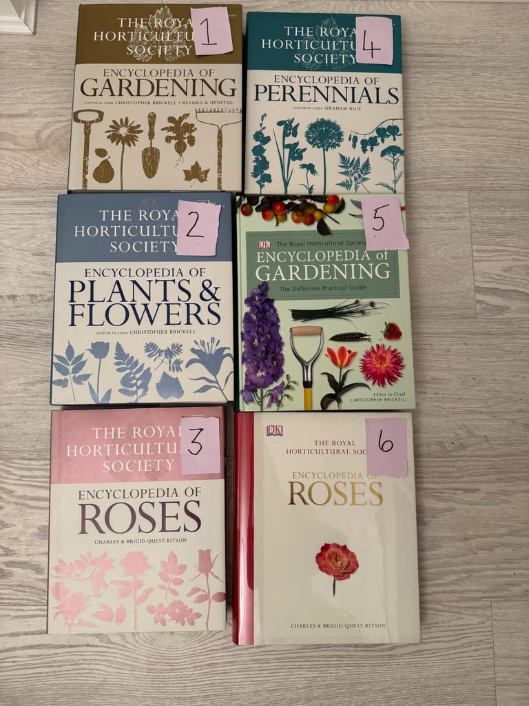 The Royal Horticultural Society Encyclopedias x6