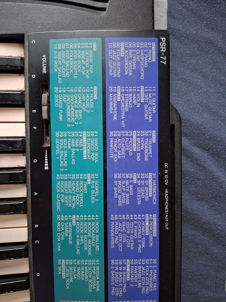 Yamaha keyboard 