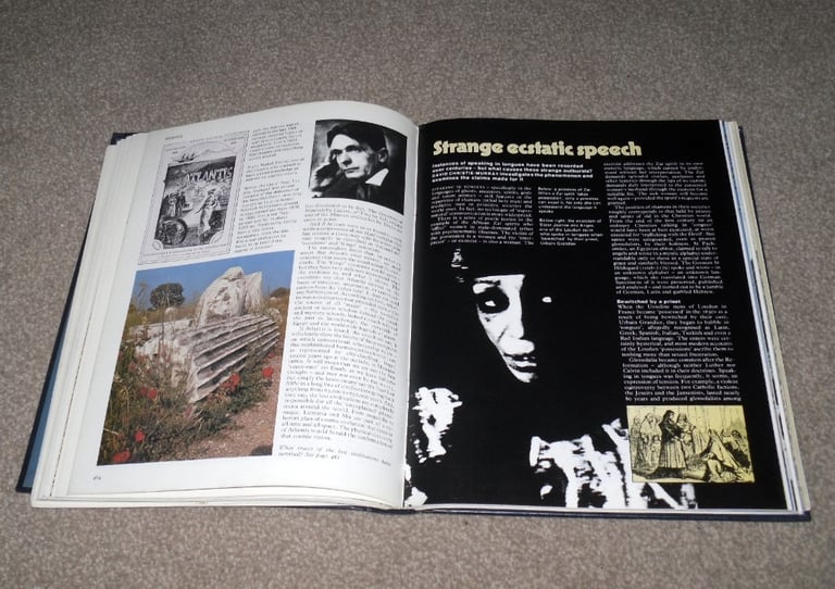 The Unexplained Magazine Pages 322 to 989 with 2 Hardback Binders