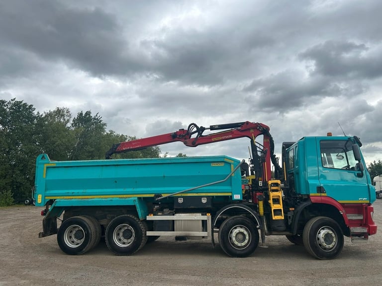 68 DAF TRUCKS CF 410 8X4 TIPPER GRAB, 160,759 KM , THOMPSON BODY