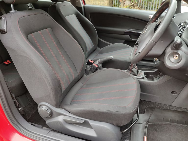 VAUXHALL CORSA 1.2 SXi 2014 64 REG RED 3 DOOR HATCH 5 SPEED MANUAL A/C 98K ULEX FREE EXCELLENT!