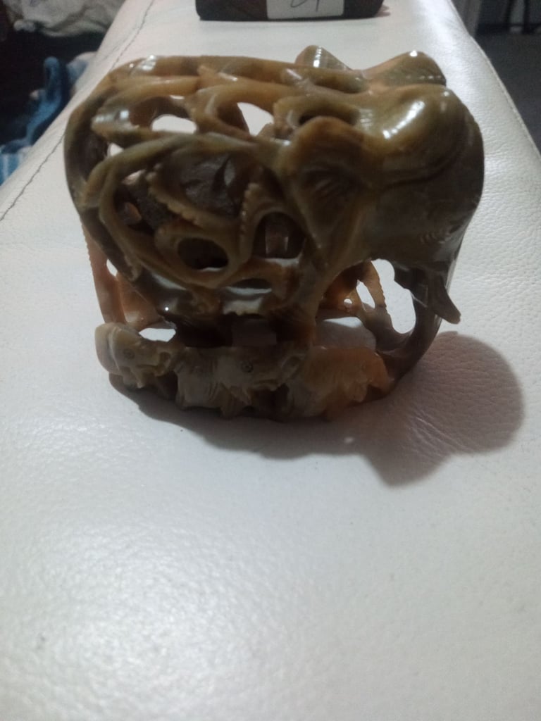 image for Jade hand carved 
