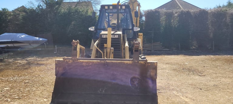 1994 Caterpillar 428B Digger with quick hitch 3 x Buckets Extendahoe and only 2876 hrs!
