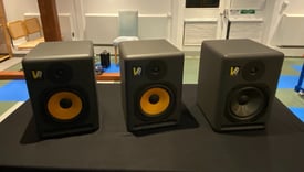3 x KRK V8 series 1 Bi-amplified (2-Way) active monitors / loudspeakers