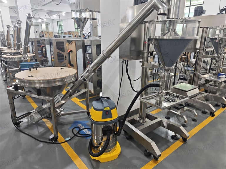 Semi-Automatic Powder Filling Machine For Coffee Powder, Protein Powder