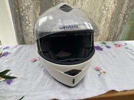 Shark open line-motorcycle helmet, size medium to small.