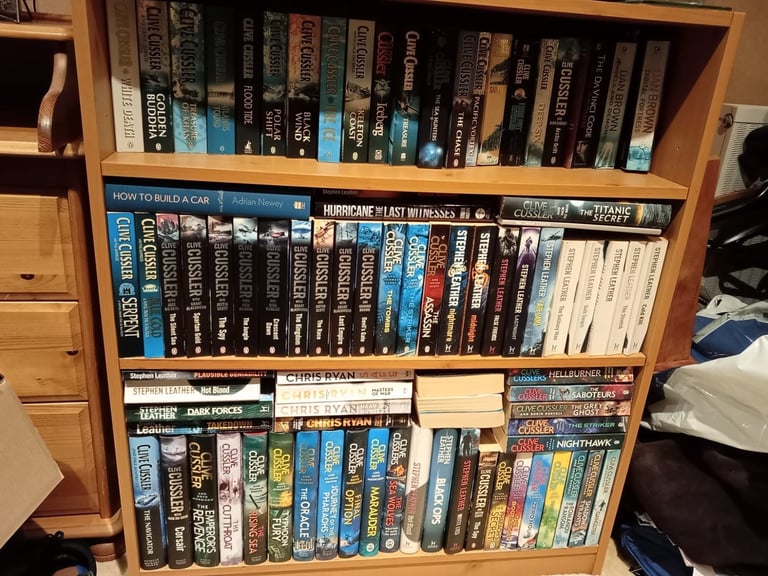 image for Collection of Clive Cussler, Dan Brown and Stephen Leather Books