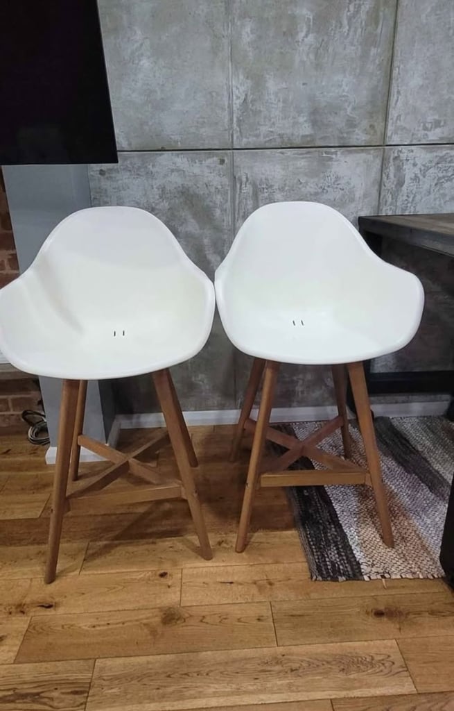 Ikea 2 x chairs # bar stools # Great condition