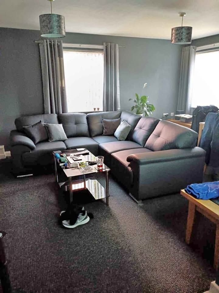 image for Kansas 5x seater high back corner sofa 