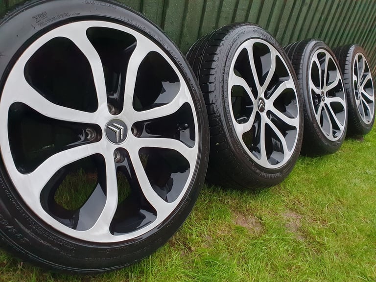 17"CITROEN ALLOY WHEELS PCD to BERLINGO (2008 - 2022) CITROEN C3 C4 DS3 in very good condition
