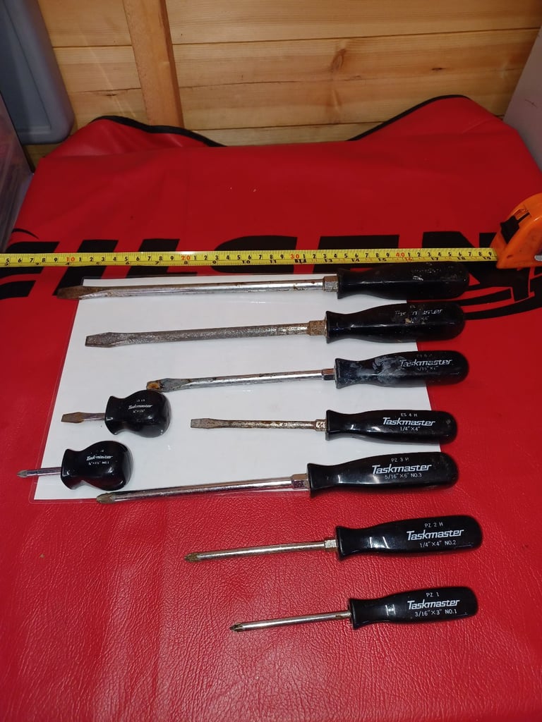 image for Taskmaster Screwdrivers x9 - used but still a very good set