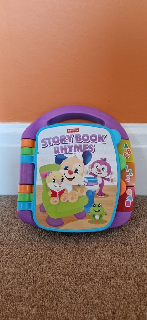 image for FISHER PRICE STORY BOOK RHYMES INCLUDES BATTERIES. EXCELLENT, CONDITION. 