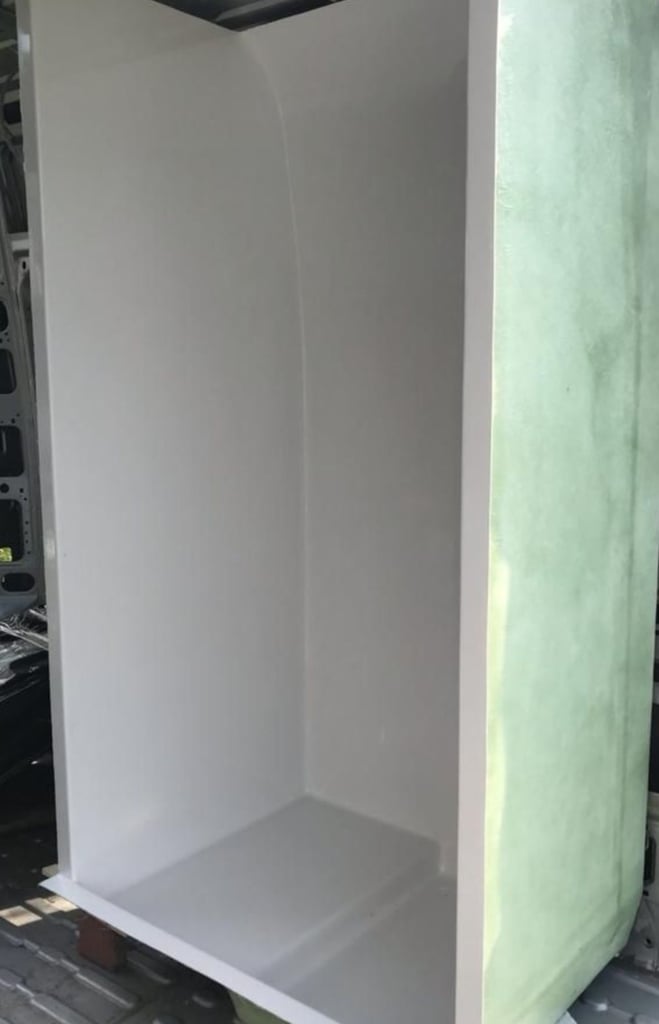 Camper shower cabin