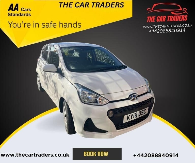 2018 Hyundai i10 1.2 SE Hatchback 5dr Petrol Auto Euro 6 (87 ps) Hatchback Petrol Automatic