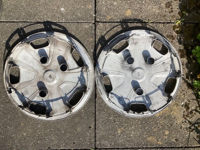Ford Transit van motor home wheel trim 15” - pair Pre-owned Part No Ford JK 21-1130  DB