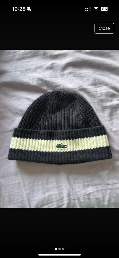 image for Lacoste Navy Beanie