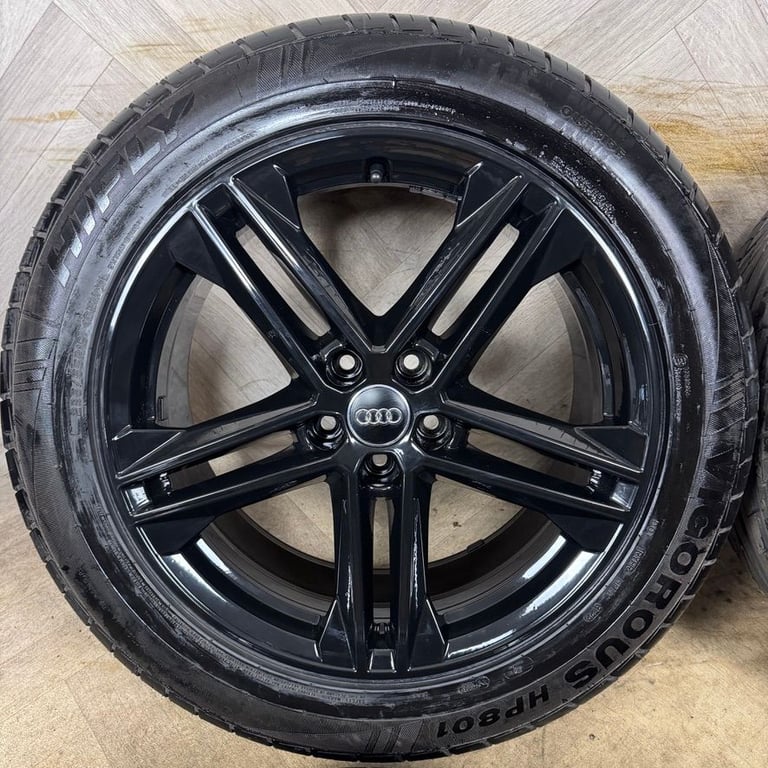19'' GENUINE AUDI Q5 5 DOUBLE SPOKE S LINE ALLOY WHEELS TYRES ALLOYS