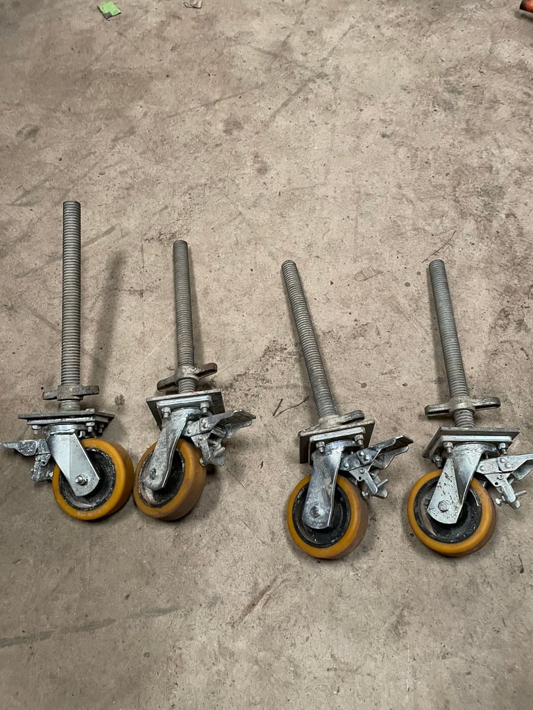 Adjustable Scaffold castor wheels 