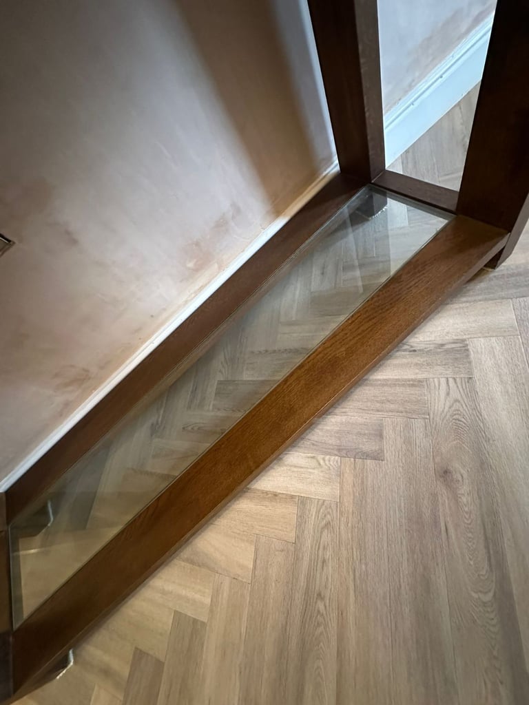 Console Table and Mirror