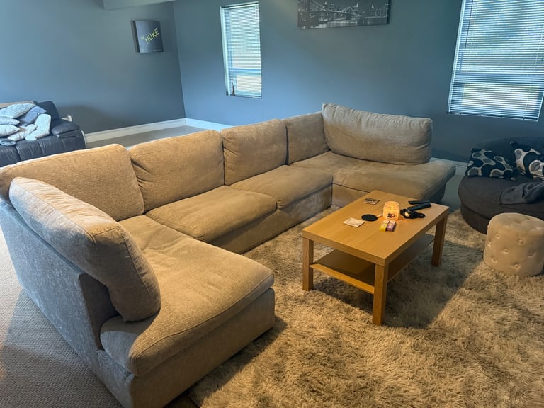 L shaped sofa