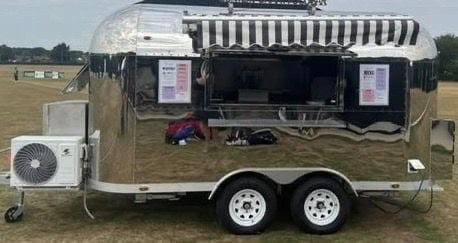 Airstream style food trailer