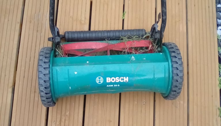 Bosch push along mower