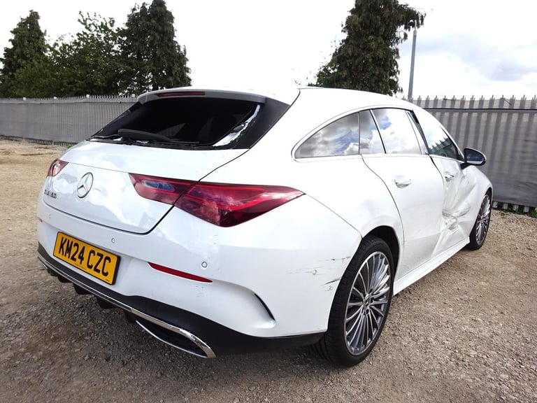 2024 24 REG MERCEDES BENZ CLA 180 AMG LINE PREMIUM AUTO ESTATE DAMAGED SALVAGE