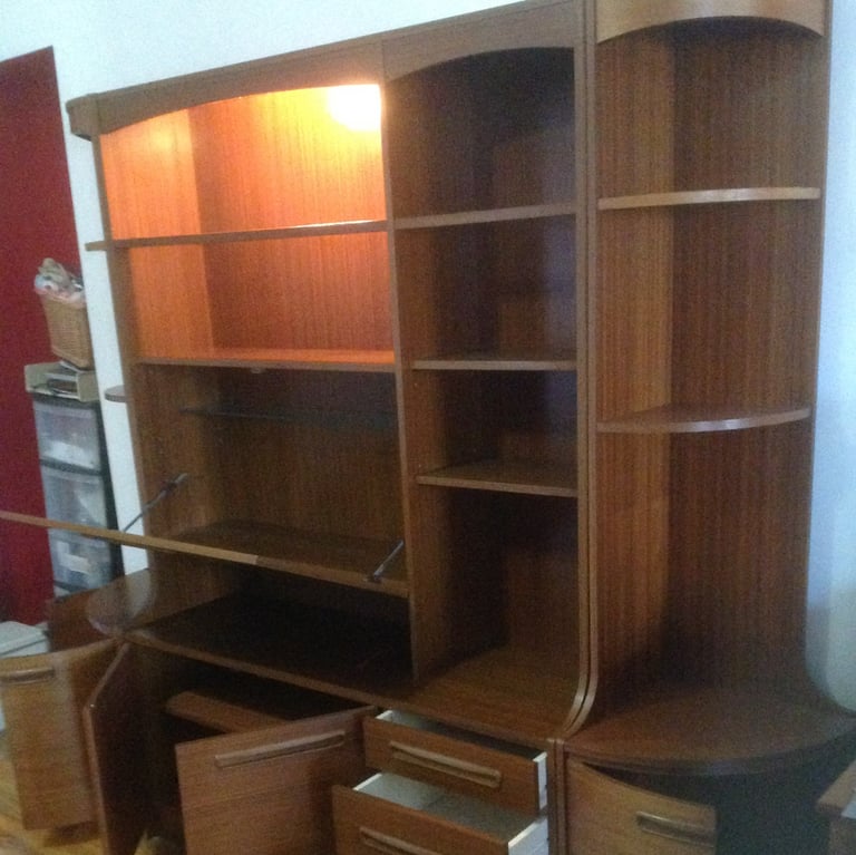 Large dresser with corner cupboards 