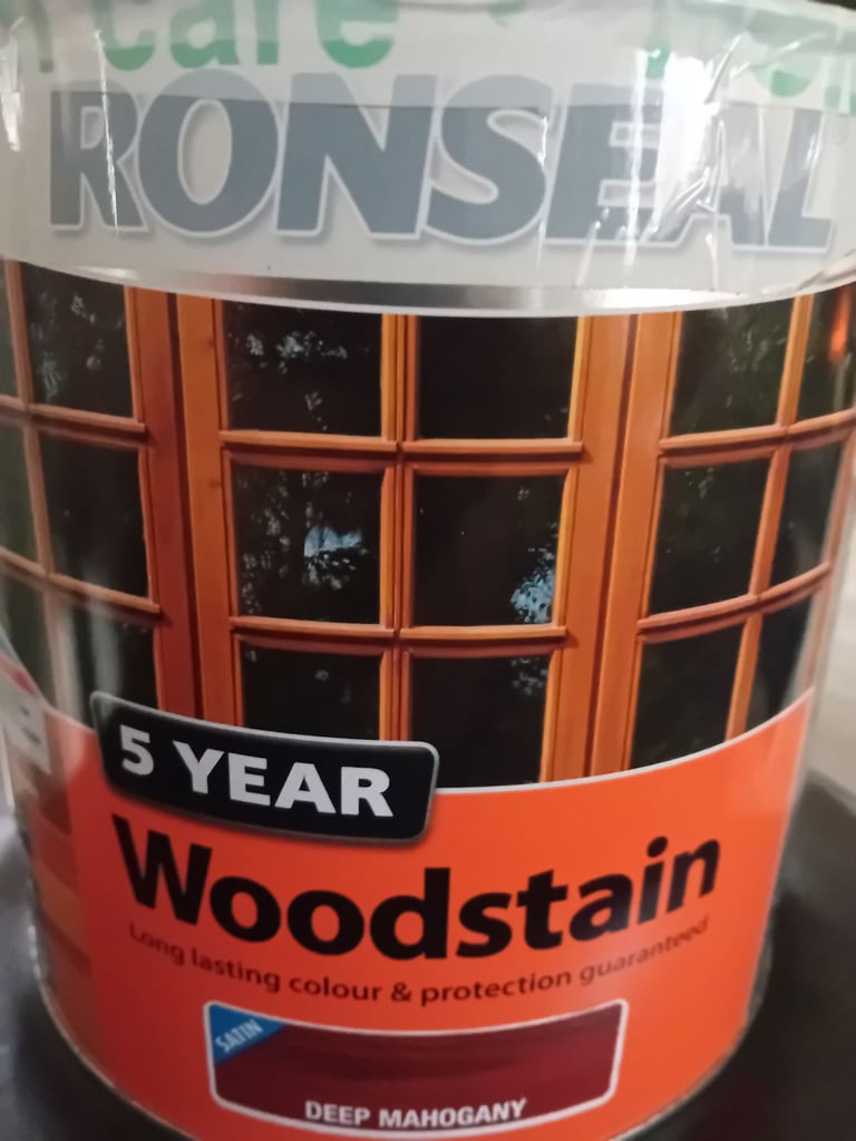 image for RONSEAL DEEP MAHOGANY. WOOD STAIN 