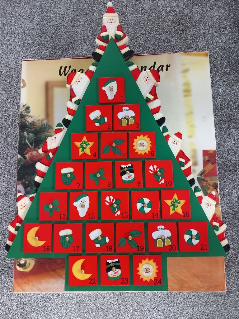 Wooden advent calendar 