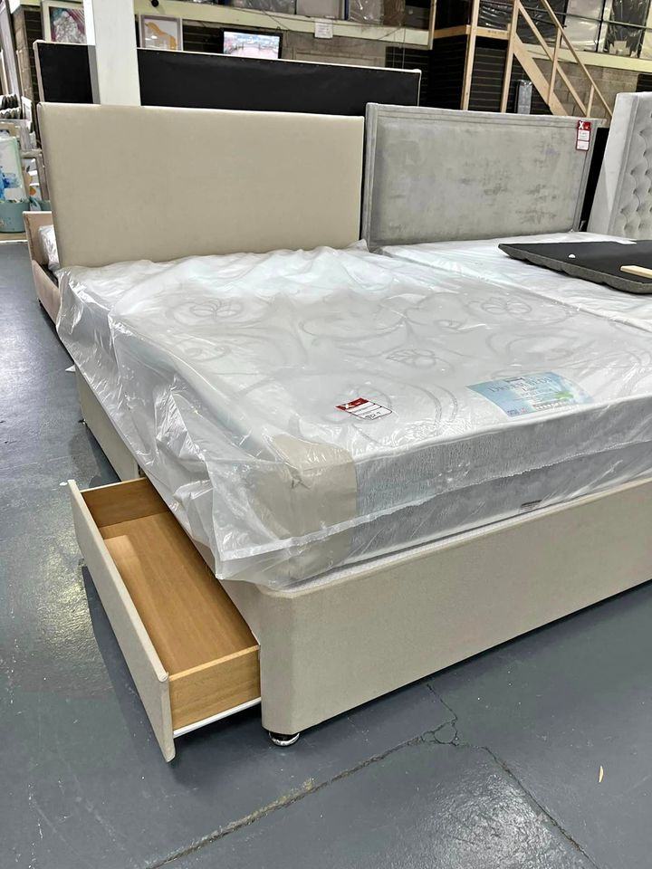 image for October Sale! Divan Double Size Bed | 25% Discount Offer - Same Day Delivery !! **