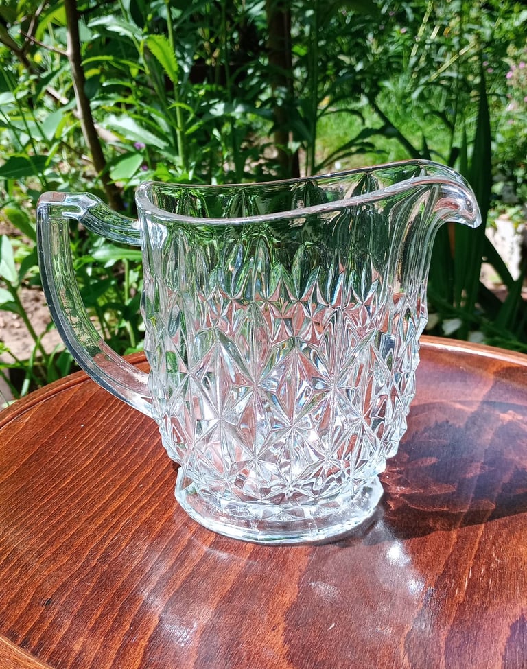 image for Vintage Pressed Glass Jug