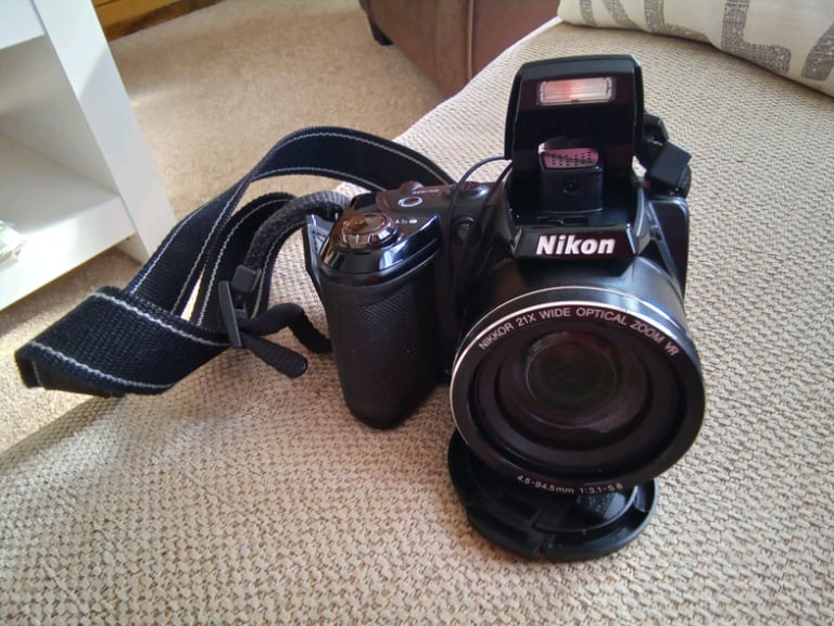 Nikon camera with case