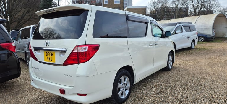 2008 Toyota Alphard,NEW SHAPE  66,749 Miles, 2.4 Litre, Petrol, Automatic