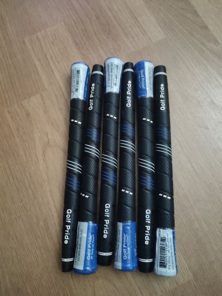 6 Golf Pride CP2 Wrap Midsize Grips