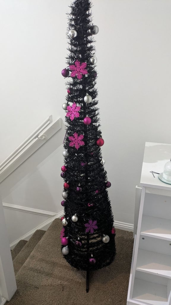 Black Christmas tree 