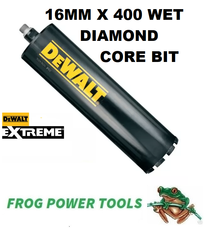 image for DeWALT DT9864-QZ 16mm x 400mm Wet Diamond Core Drill Bit 1/2 " BSP M