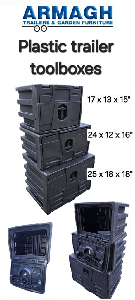 Aluminium Checker Plate toolboxes suit lorries trucks Trailers tractor recovery straps & parts
