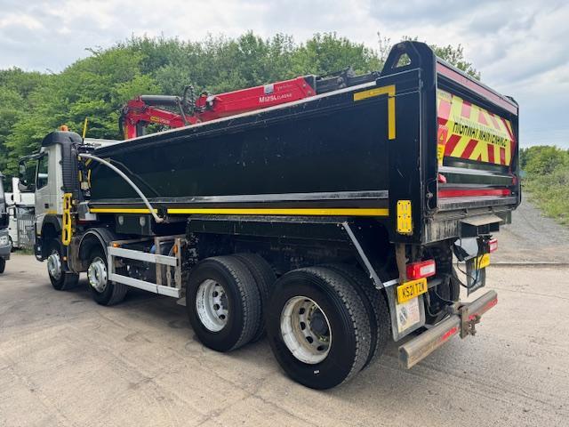 2021 21 Volvo FMX 420 E6 8x4 steel tipper Epsilon M125L crane & grab weigher 