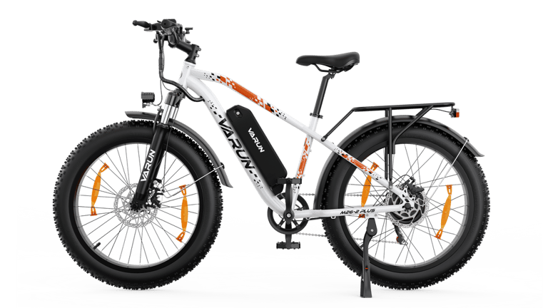 VARUN M26-2 PLUS is a rugged and powerful 26" Fat-Tire Mountain E-Bike