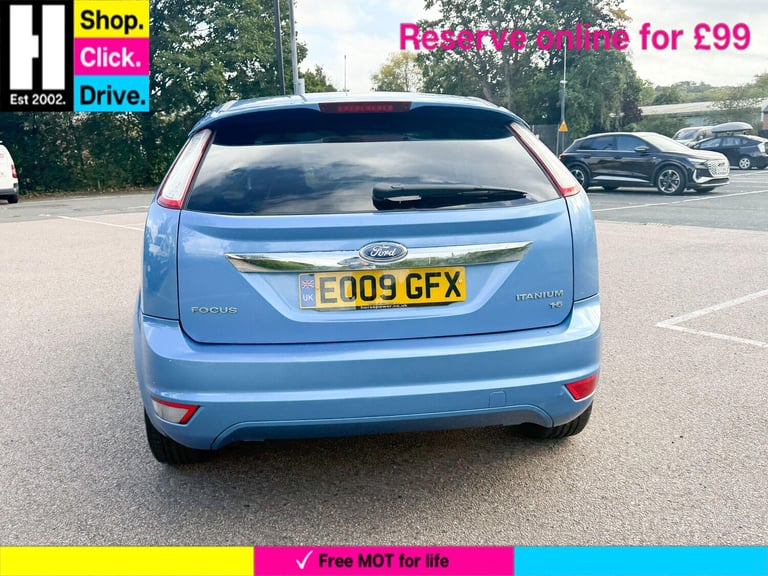 2009 Ford Focus 1.6 Titanium 3dr HATCHBACK PETROL Manual