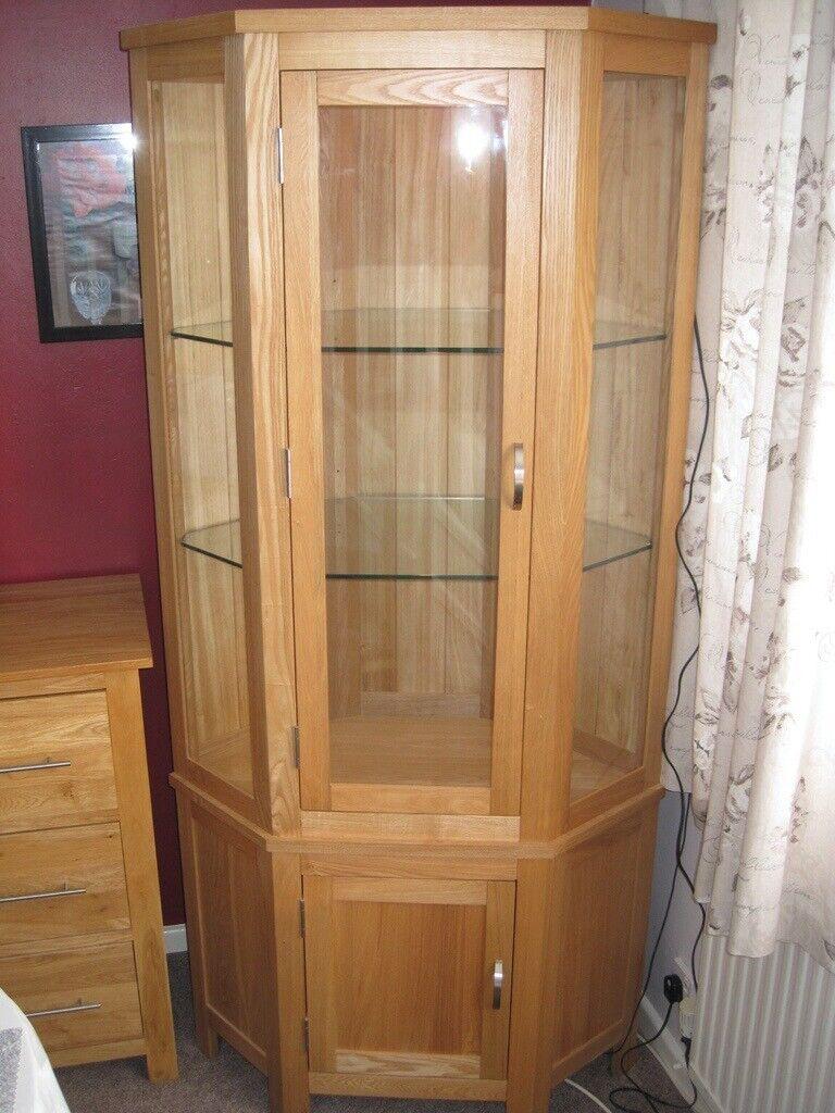 CORNER UNIT/DISPLAY SOLID ASH. in Wroughton, Wiltshire Gumtree