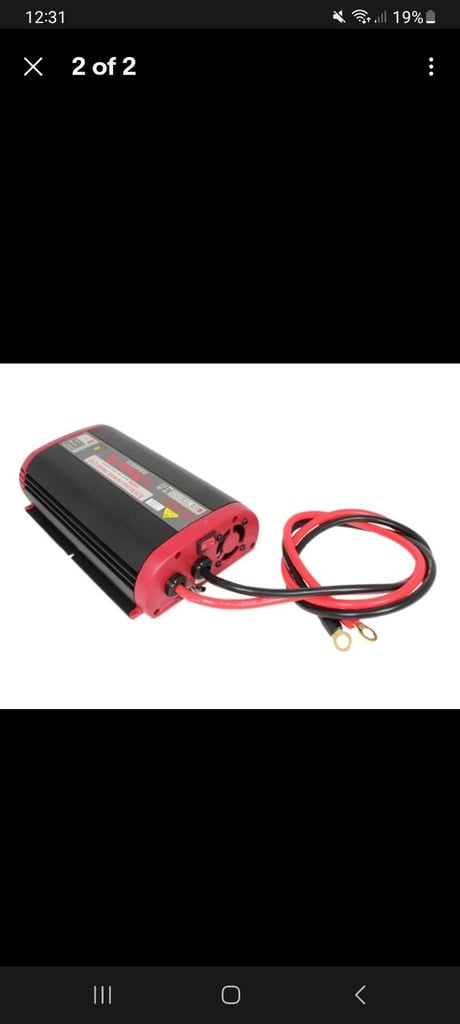 image for The Sterling 'Pro Power Q' quasi (or modified) sine wave power inverter is ideal for washing machine