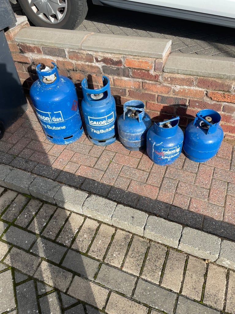 image for Empty gas bottles various sizes 