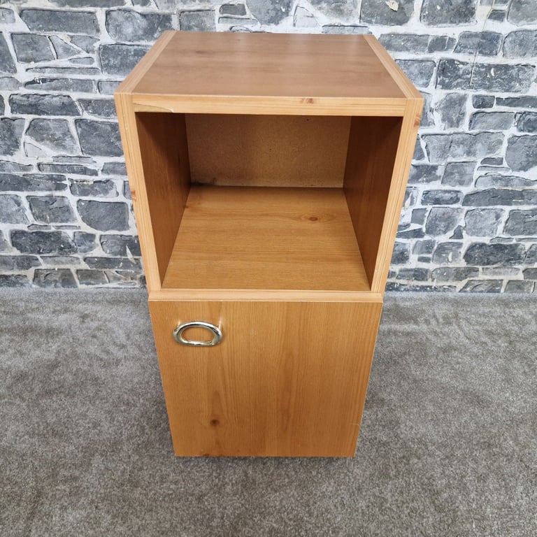 Small Wooden Cupboard with Storage – Veneer Damage