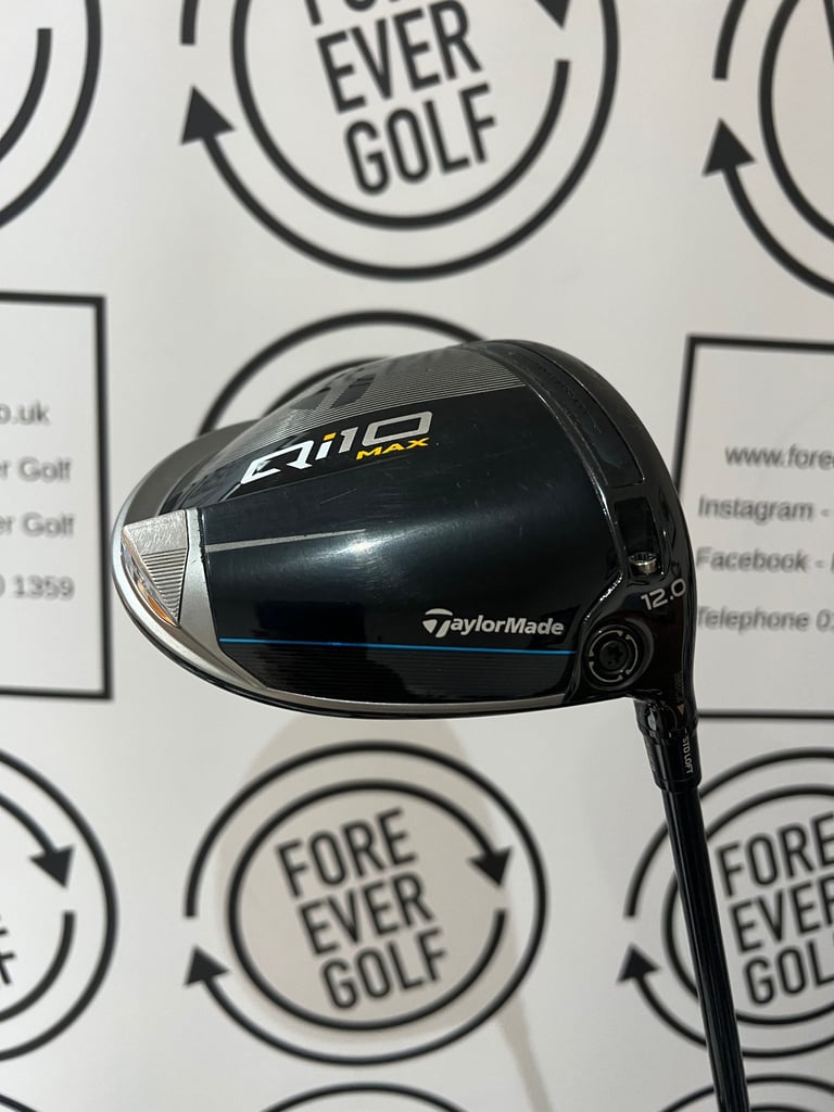TAYLORMADE Qi10 MAX DRIVER / 12 Degree / RH / 50g Stiff Flex / V.GOOD USED