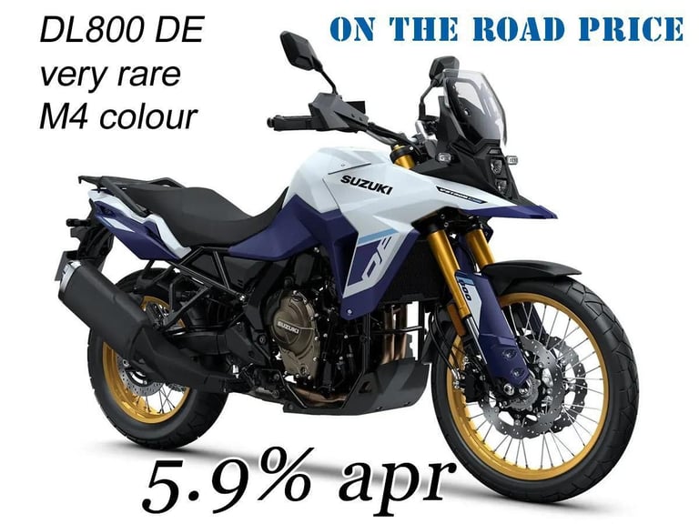 2025 Suzuki DL800 DE V-Strom M4 800 Ltd edition, very rare, one only.